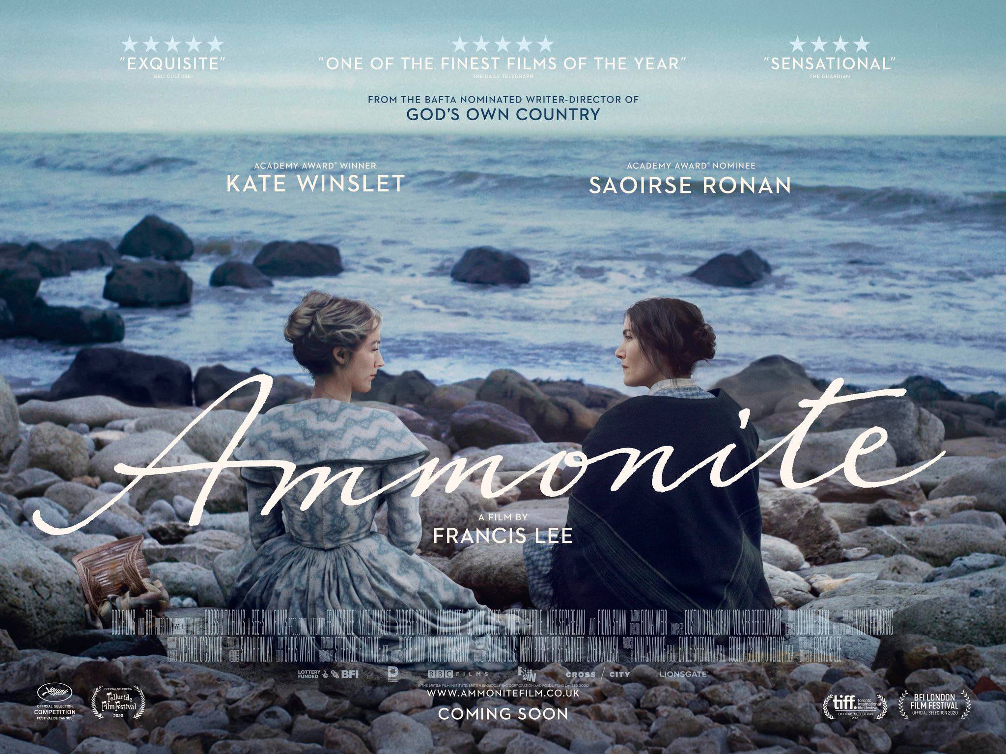 Ammonite, con Kate Winslet y Saoirse Ronan